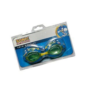 Sonic The Hedgehog Kids Swim Goggles Anti-Fog Adjustable Strap Summer Pool Wear